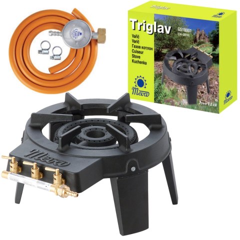 Taboret gazowy przemysłowy 3 - palnikowy TRIGLAV 9kW MEVA Taboret gazowy przemysłowy 3 - palnikowy TRIGLAV 9kW MEVA