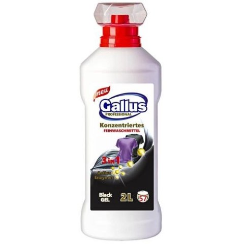 GALLUS Żel do prania 2L 57p 3w1 BLACK GALLUS Żel do prania 2L 57p 3w1 BLACK