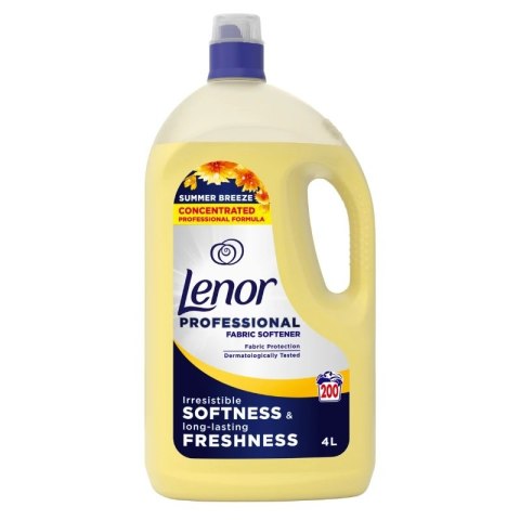 LENOR 4,00L płyn do płukania 200p Summer Brise (żółty)