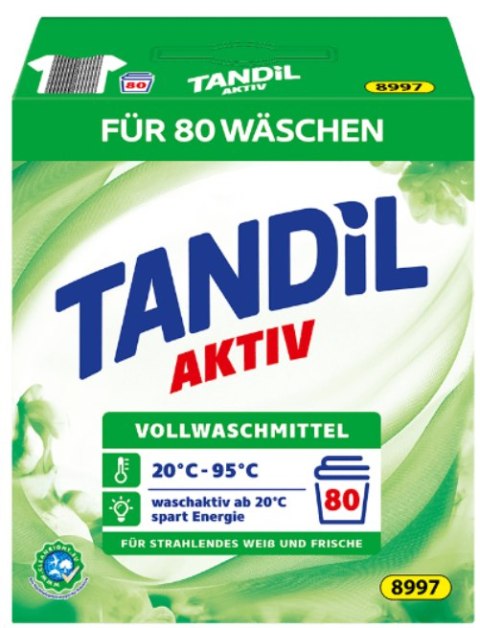 Tandil Aktiv Proszek do Tkanin Białych 80 prań Aldi Tandil Aktiv Proszek do Tkanin Białych 80 prań Aldi