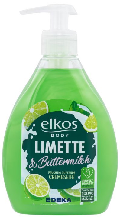 Elkos Limette & Buttermilch Mydło w Płynie 500 ml EDEKA ZENTRALE Stiftung & Co. KG