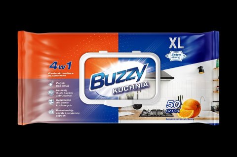 Buzzy Kuchnia Chusteczki Nawilżone do Czyszczenia 50 szt. Clovin Germany GmbH