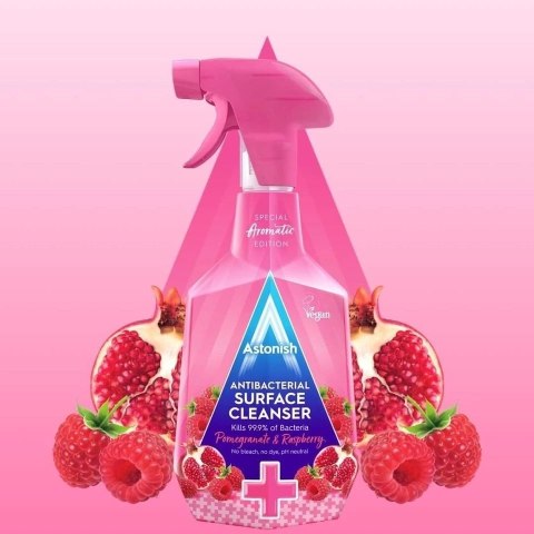 Astonish Pomegranate & Raspberry Antybakteryjny Płyn do Mycia Powierzchni 750 ml Astonish Pomegranate & Raspberry Antybakteryjny Płyn do Mycia Powierzchni 750 ml