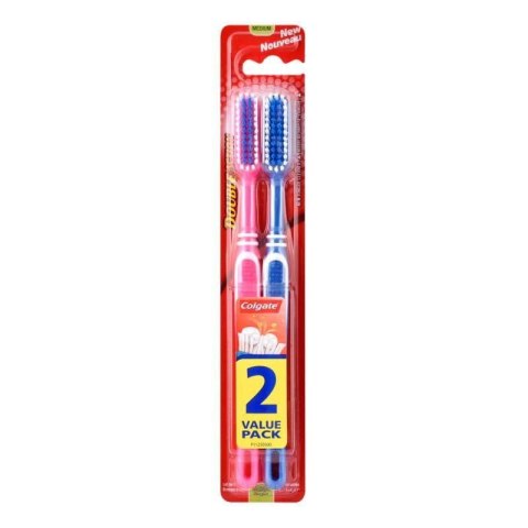 Colgate Toothbrush Double Action Medium 2 szt. Colgate Toothbrush Double Action Medium 2 szt.