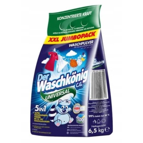 Der Waschkonig Universal Proszek do Prania 6,5 kg DE Der Waschkonig Universal Proszek do Prania 6,5 kg DE
