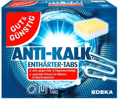 G&G Anti-Kalk Tabs Odkamieniacz do Pralki 51 szt. G&G Anti-Kalk Tabs Odkamieniacz do Pralki 51 szt.