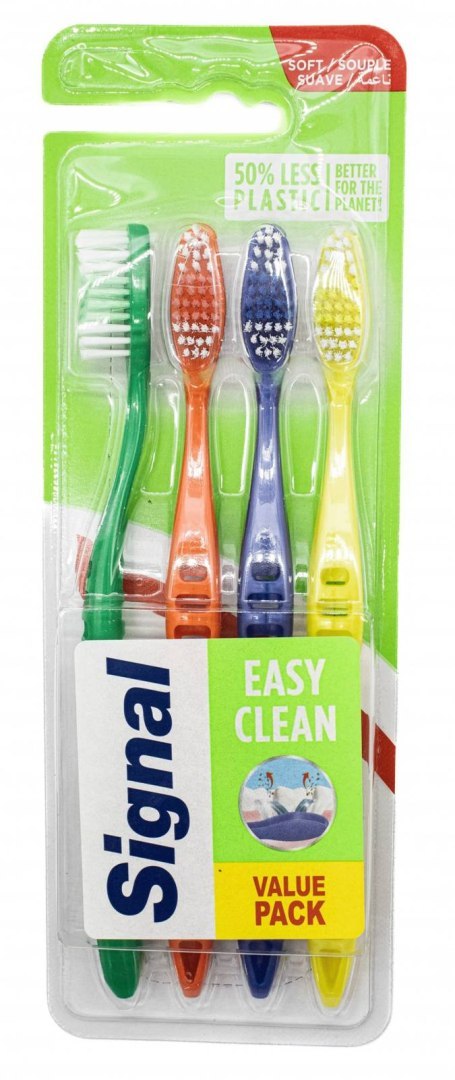 Signal Easy Clean Medium Szczoteczka do Zębów 4 szt. Signal Easy Clean Medium Szczoteczka do Zębów 4 szt.