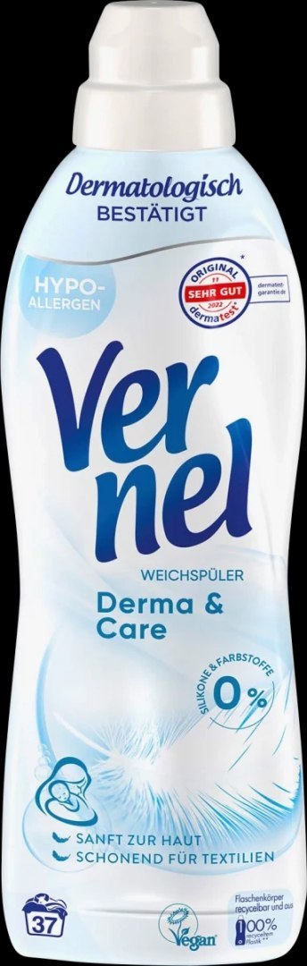 Vernel Derma & Care Płyn do Płukania 37 prań Vernel Derma & Care Płyn do Płukania 37 prań