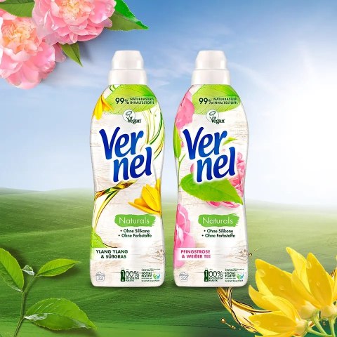 Vernel Naturals Ylang Ylang & Süßgras Płyn do Płukania 37 prań