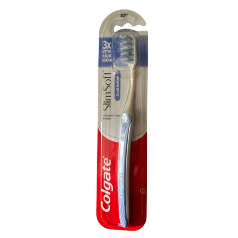 Colgate SlimSoft Dual Action Szczoteczka do Zębów Colgate SlimSoft Dual Action Szczoteczka do Zębów