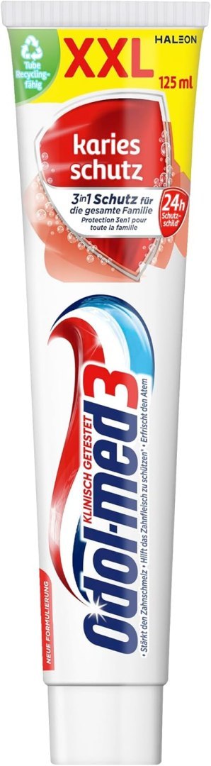 Odol med 3 Karies Pasta do Zębów 125 ml Odol med 3 Karies Pasta do Zębów 125 ml