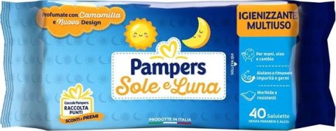 Pampers Sole e Luna Chusteczki Nawilżone 40 szt. Pampers Sole e Luna Chusteczki Nawilżone 40 szt.