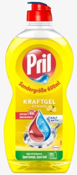 Pril Kraft-Gel Zitrone Płyn do Naczyń 450 ml Pril Kraft-Gel Zitrone Płyn do Naczyń 450 ml