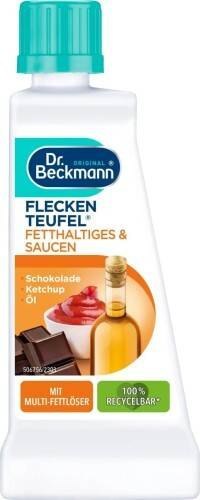 Dr. Beckmann Odplamiacz Tłuszcz, Olej, Sos, Keczup, Czekolada 50 ml Dr. Beckmann Odplamiacz Tłuszcz, Olej, Sos, Keczup, Czekolada 50 ml