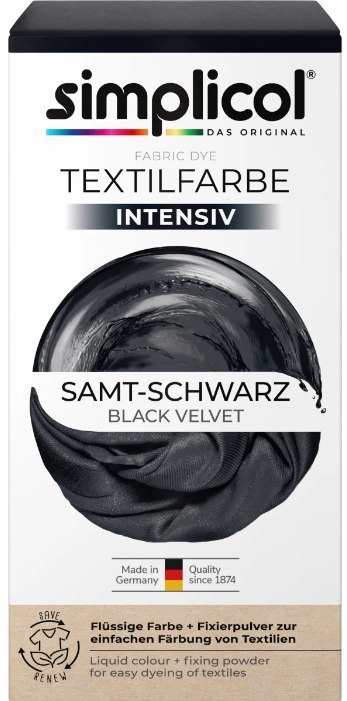 Simplicol Barwnik do Tkanin Aksamitna Czerń DE Simplicol Barwnik do Tkanin Aksamitna Czerń DE