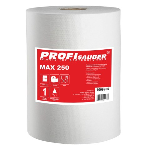 Czyściwo włókninowe przemysłowe ProfiSauber MAX 250 PROFI SAUBER Czyściwo włókninowe przemysłowe ProfiSauber MAX 250 PROFI SAUBER