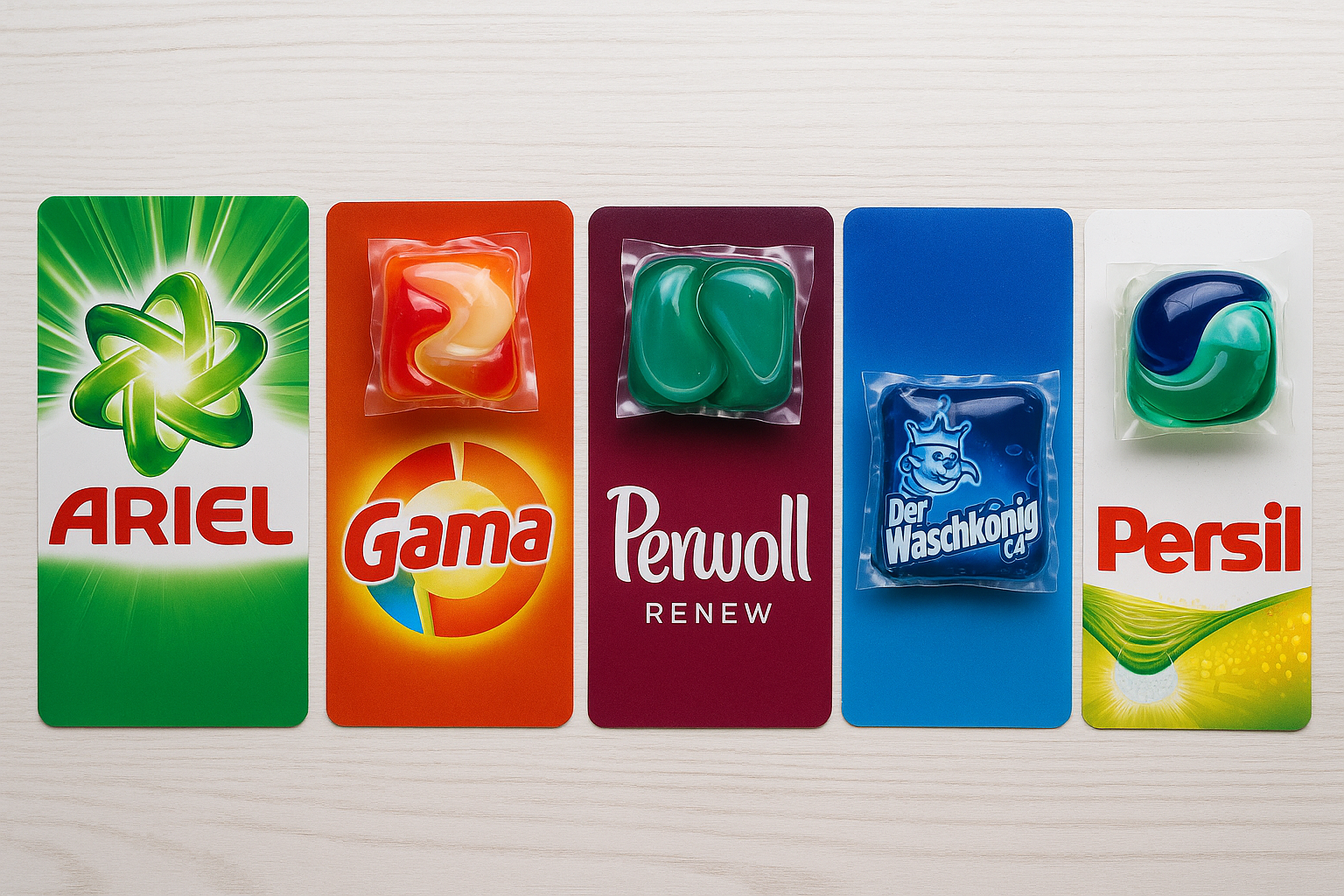 🧺 Kapsułki do prania – Porównanie Ariel, Gama, Perwoll, Der Waschkönig i Persil